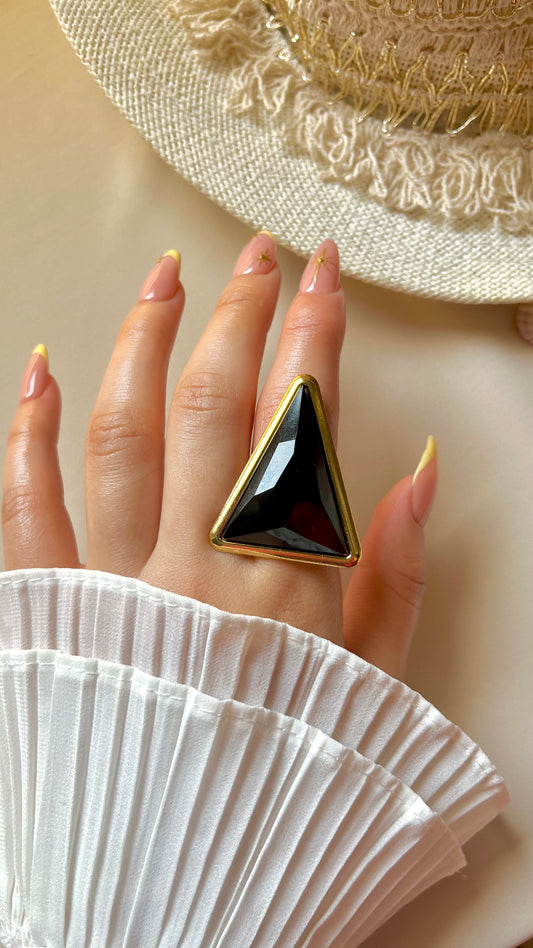 Triangle Ring - Stainless Steel