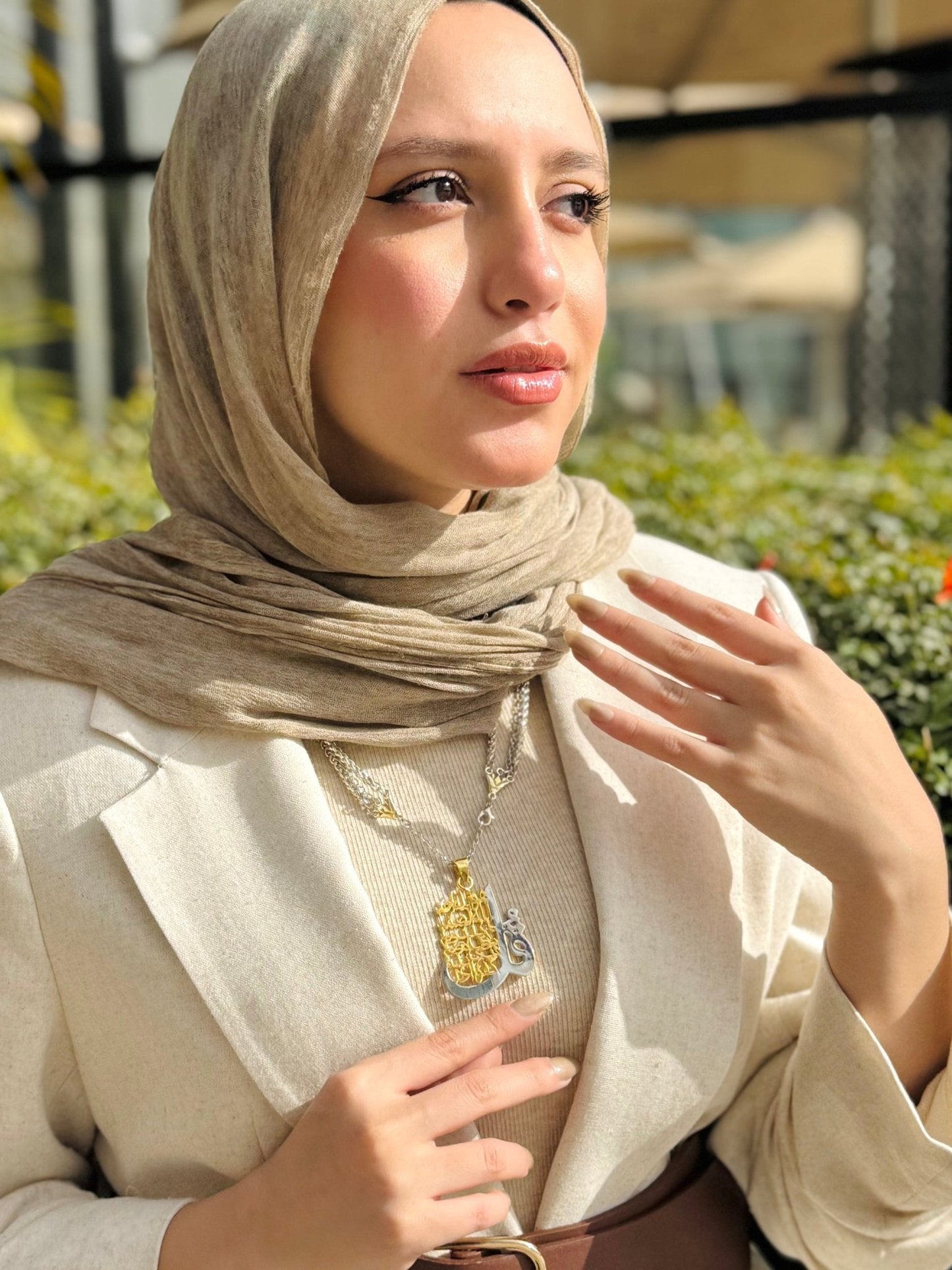 Sahar Necklace - Silver & Gold Plated