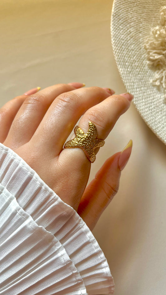 Ocean Star Ring - Stainless Steel