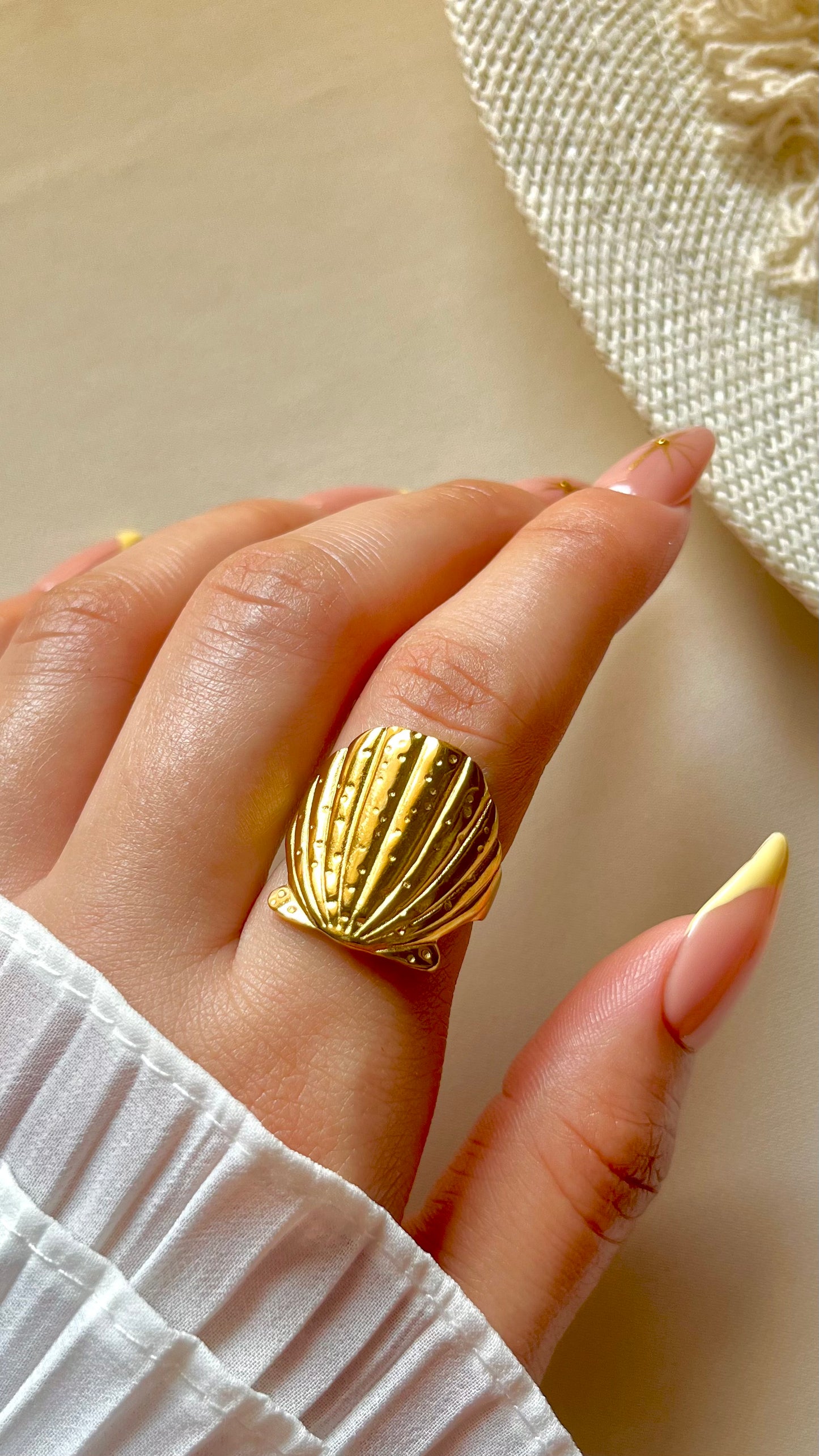 SeaShell Ring - Stainless Steel