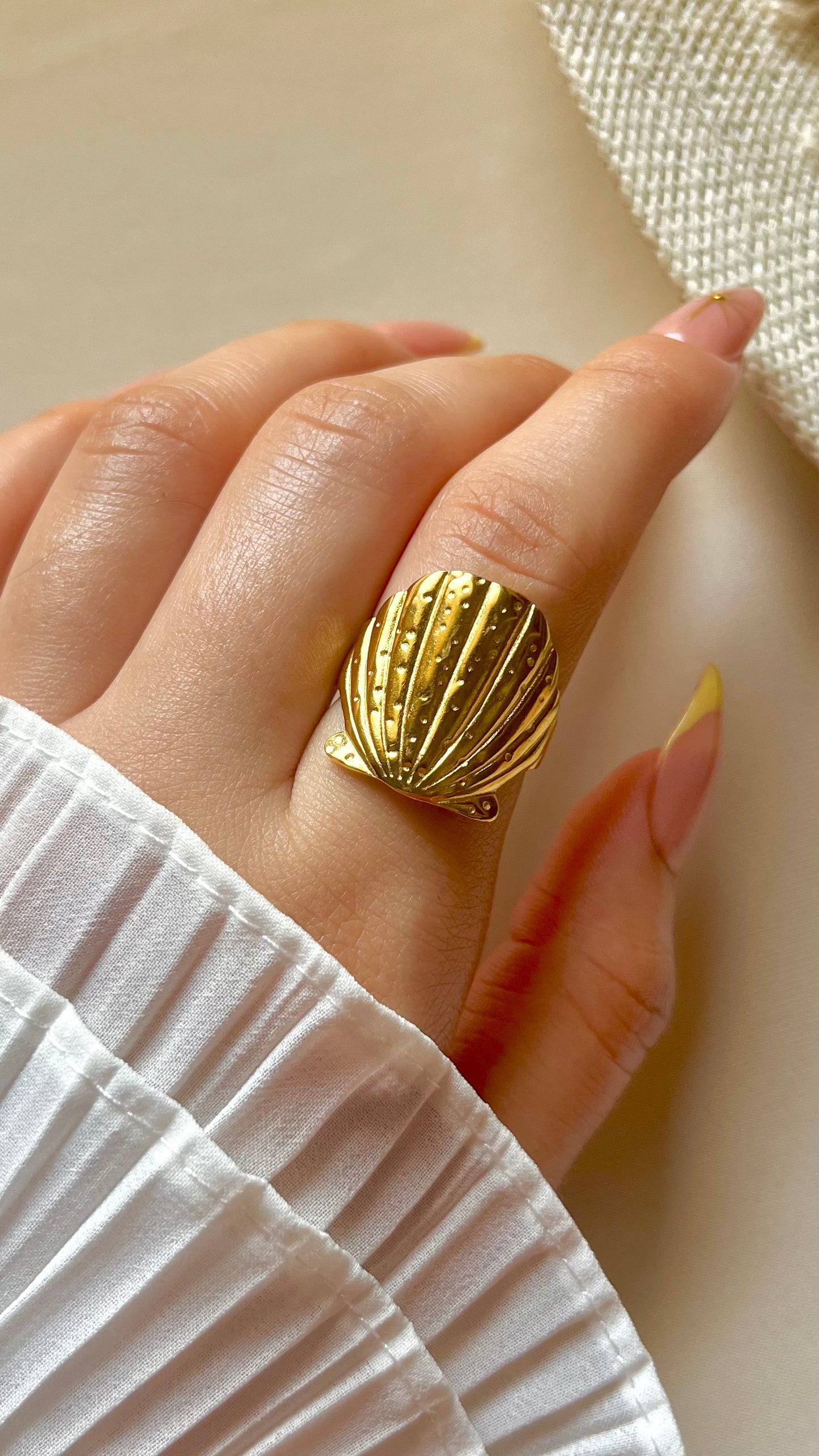 SeaShell Ring - Stainless Steel