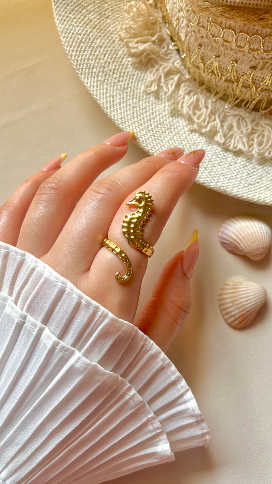 Seahorse Ring - Stainless Steel