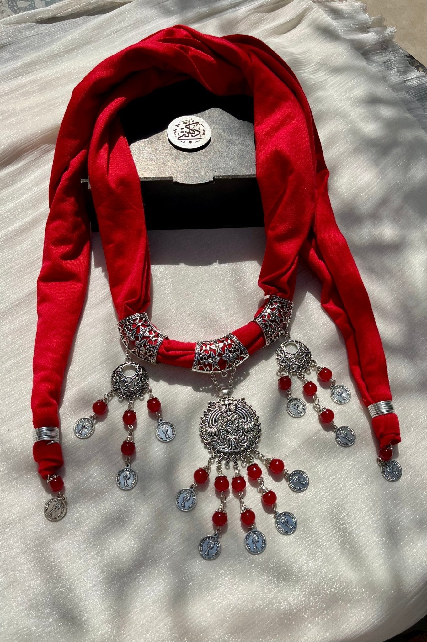 Ghalia Necklace Scarf - Cotton