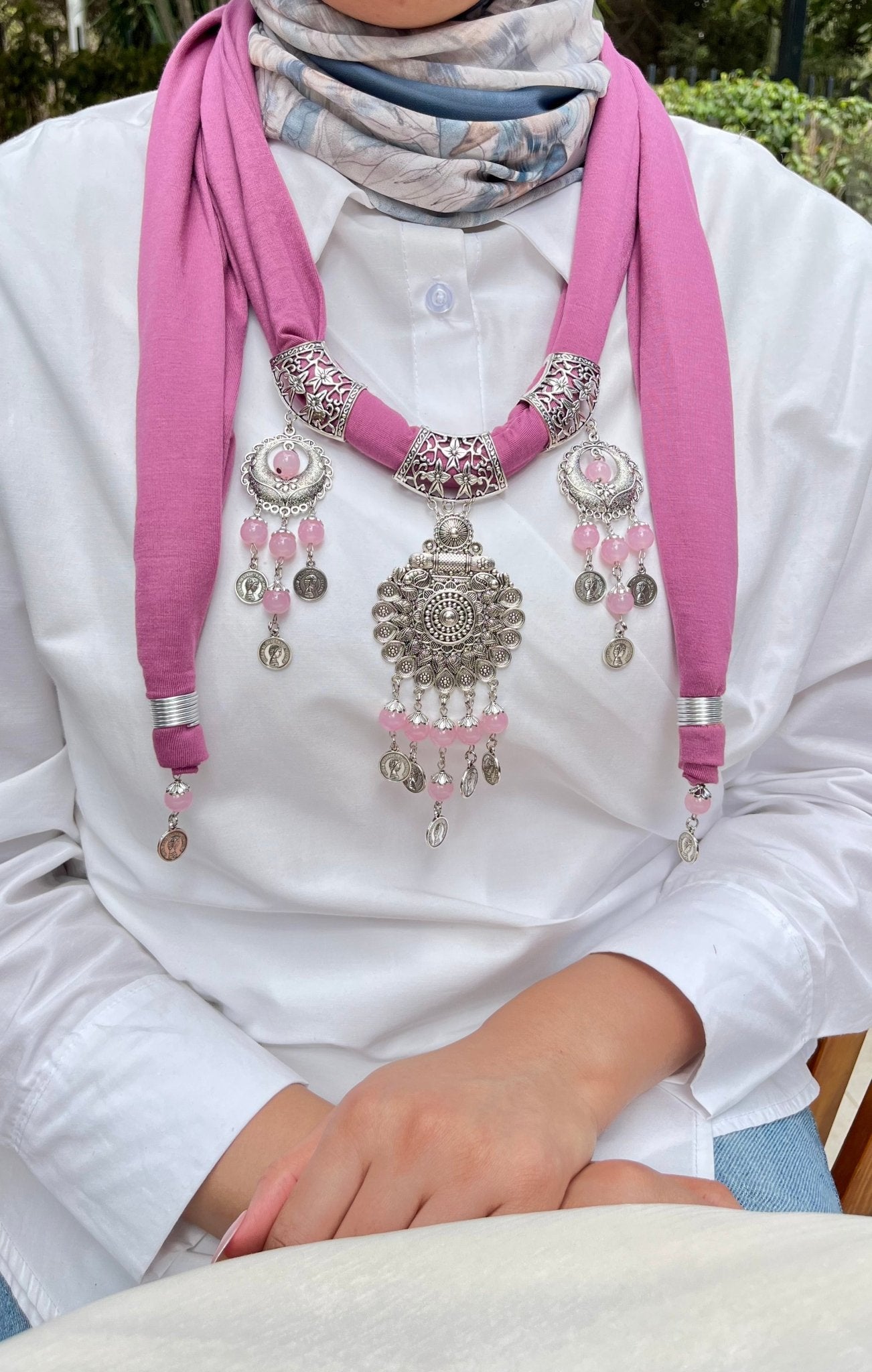 Anoud Necklace Scarf - Cotton
