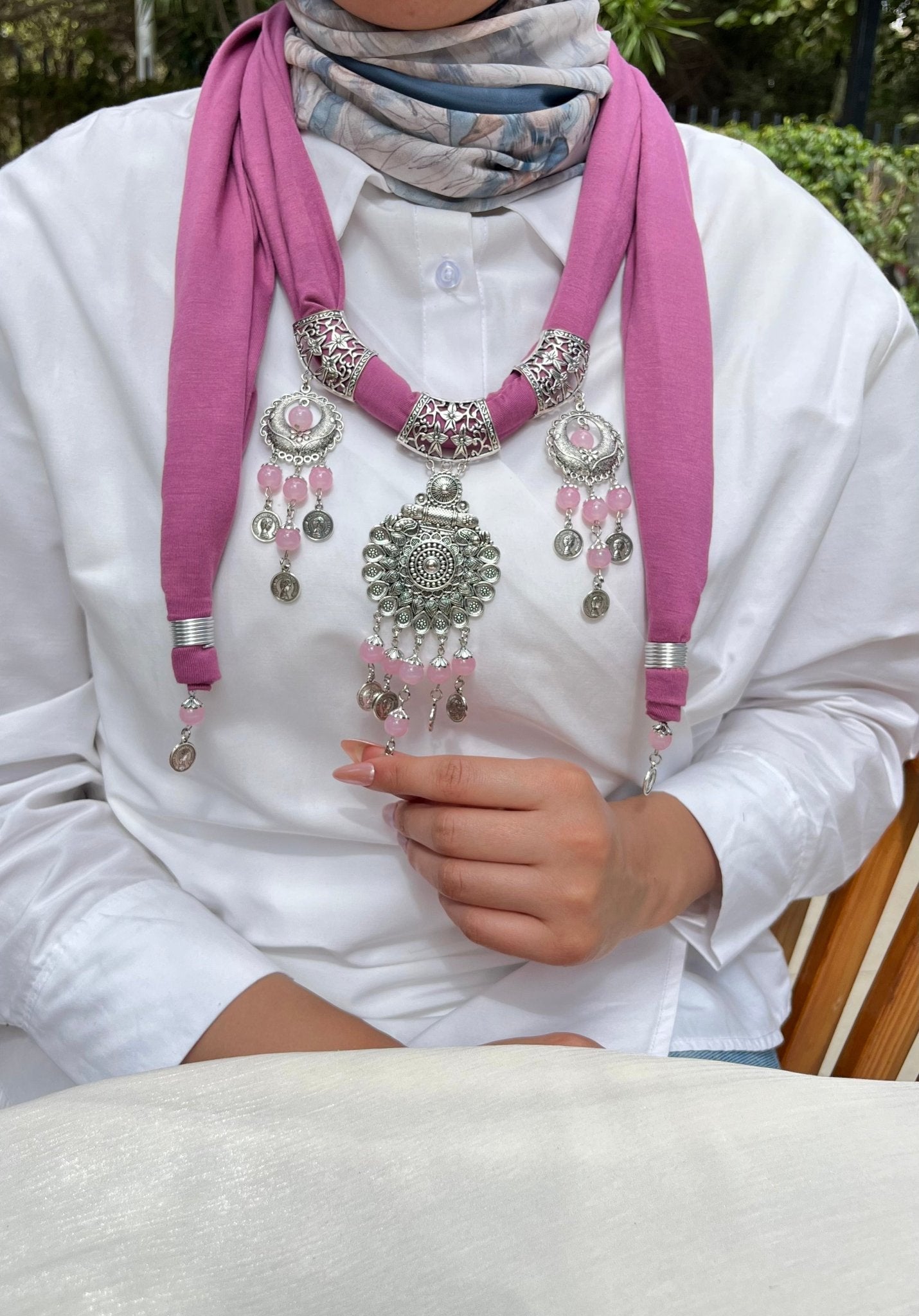Anoud Necklace Scarf - Cotton
