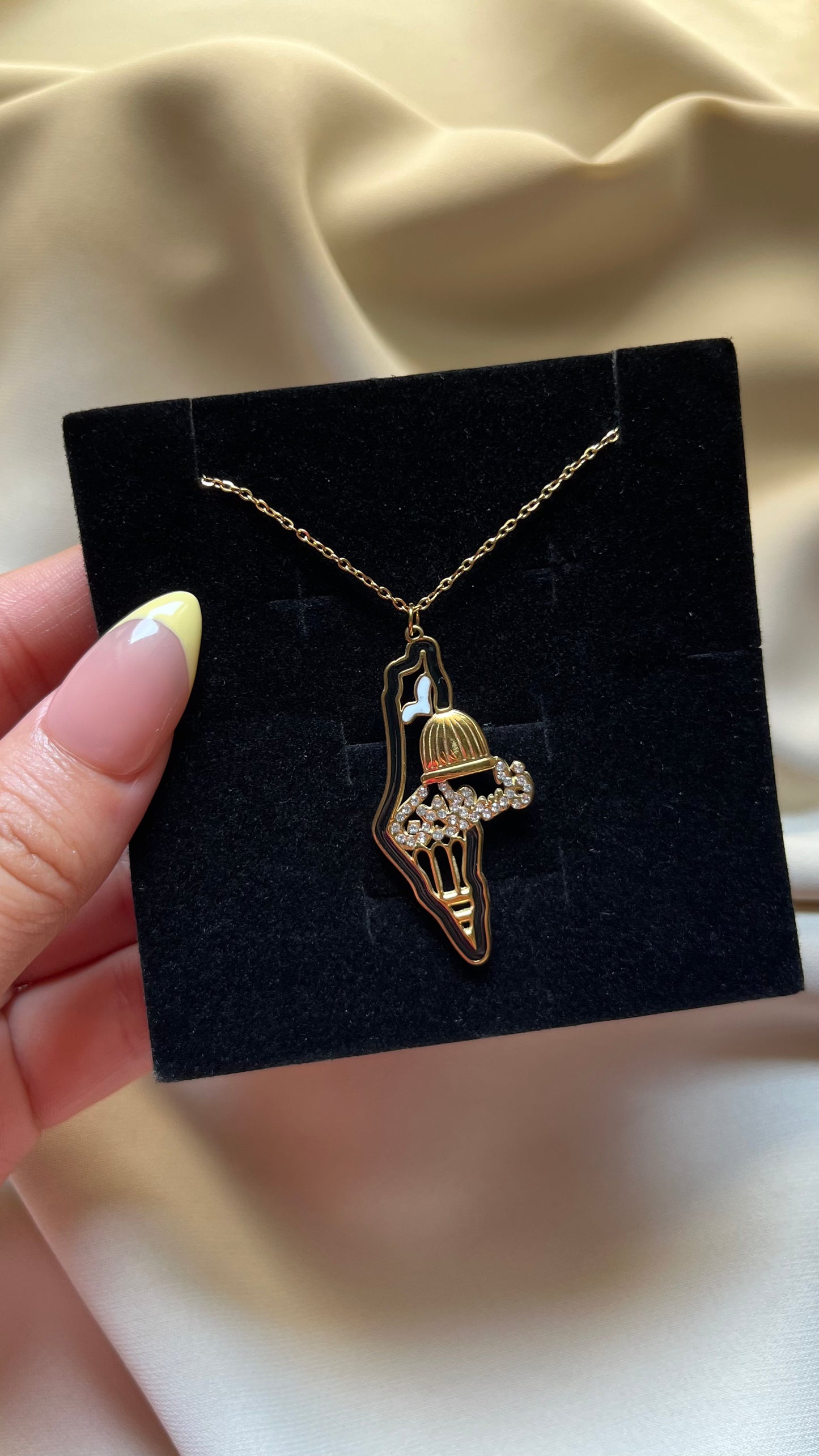 Palestine Heritag Necklace - Stainless Steel