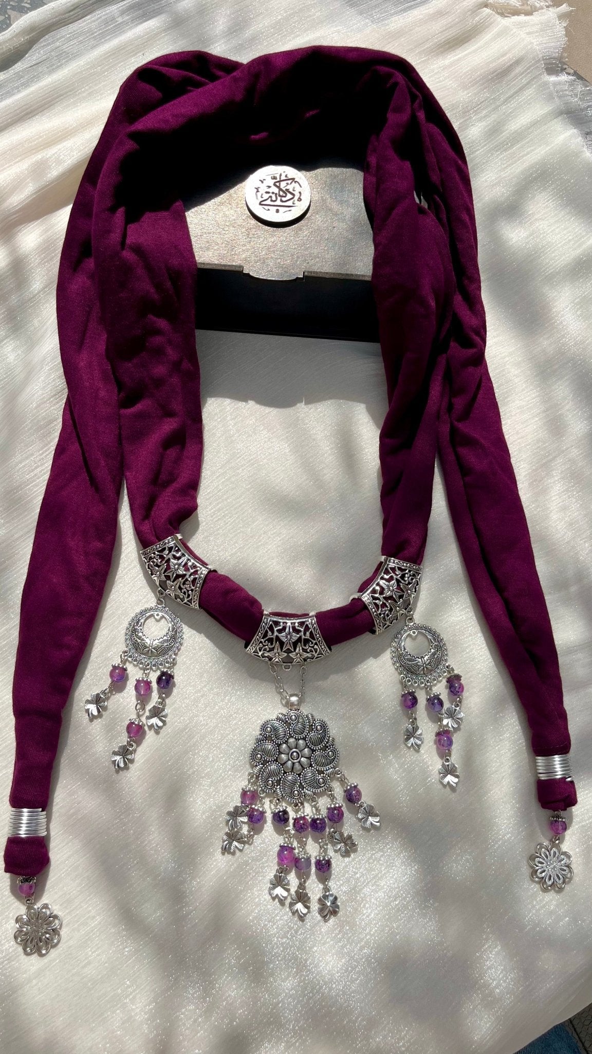 Retaj Necklace Scarf - Cotton
