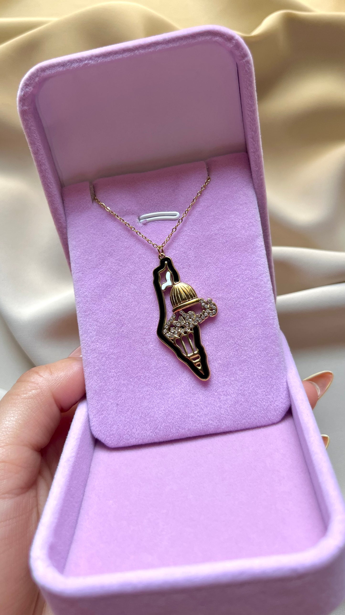 Palestine Heritag Necklace - Stainless Steel