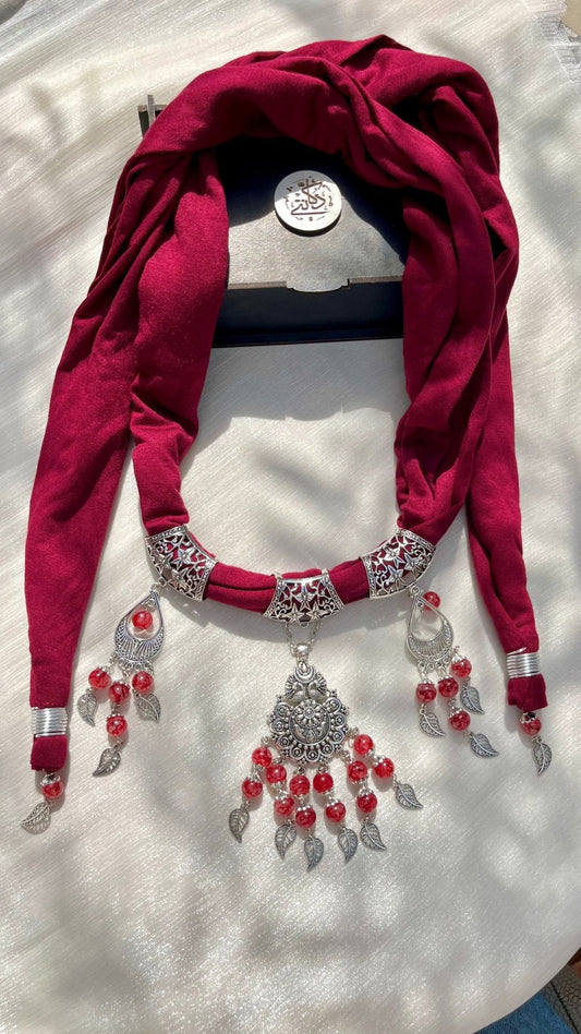 Alya Necklace Scarf - Cotton