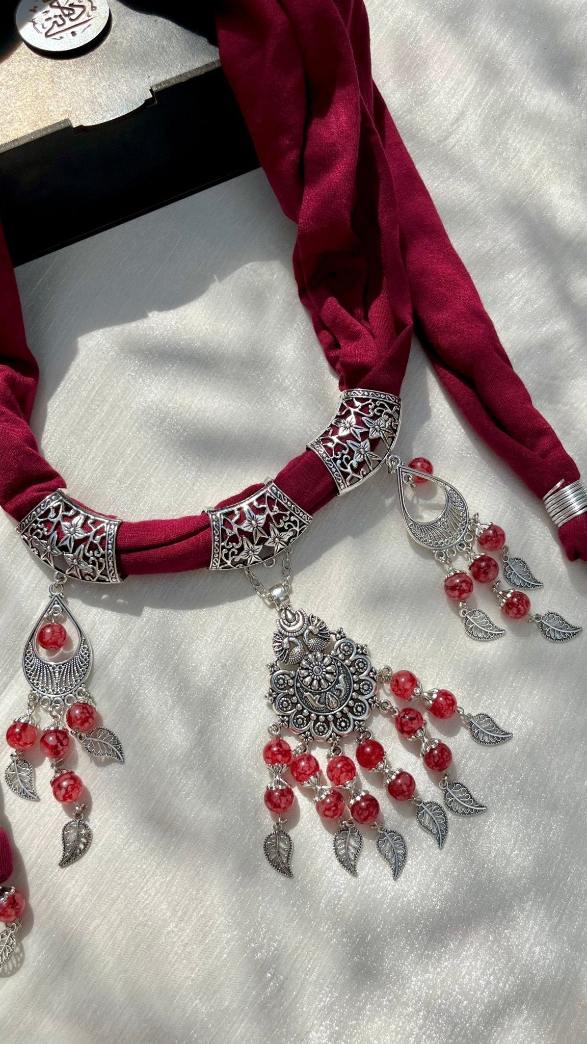 Alya Necklace Scarf - Cotton