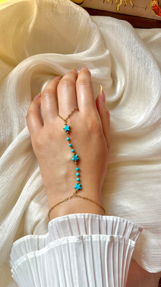 Farah Hand Chain - Stainless Steel