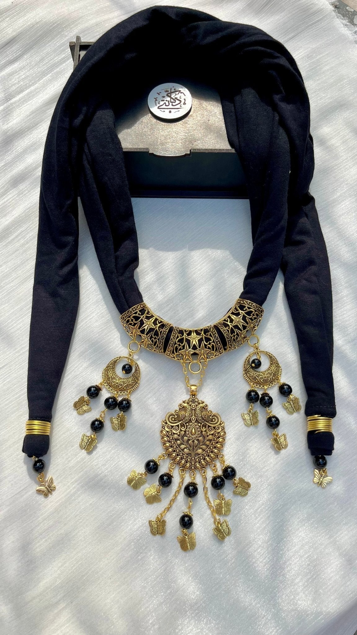 Aseel Necklace Scarf - Cotton
