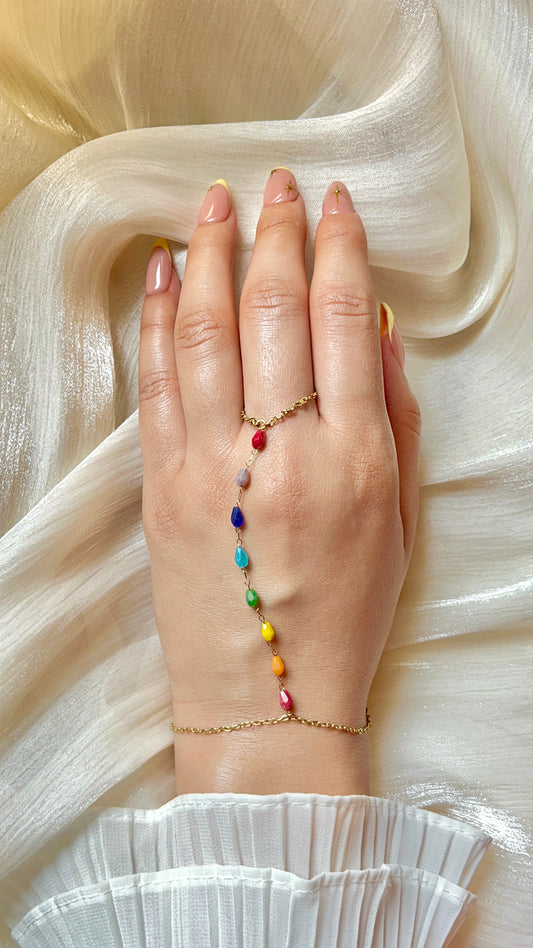 Arwa Hand Chain - Stainless Steel