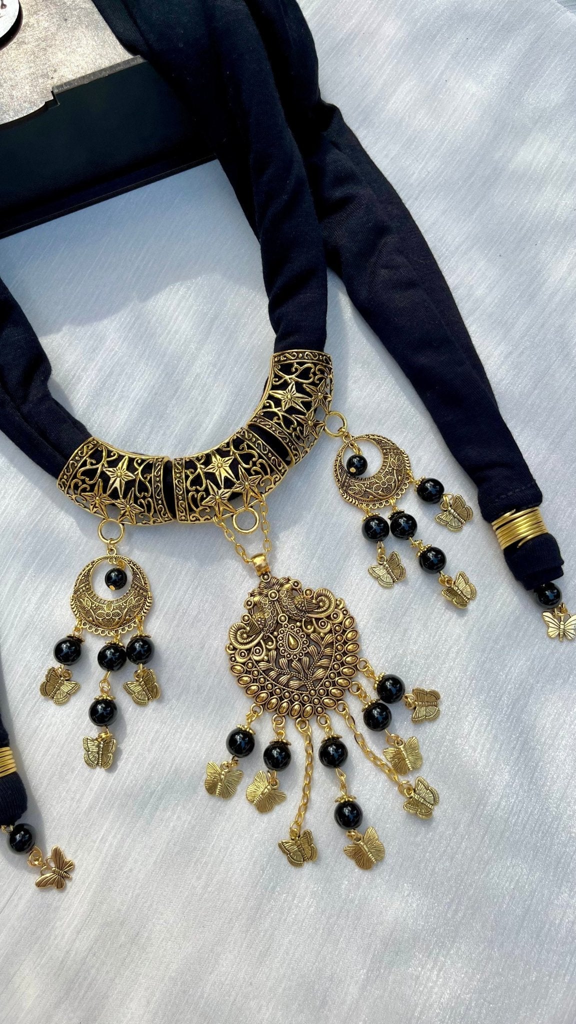 Aseel Necklace Scarf - Cotton