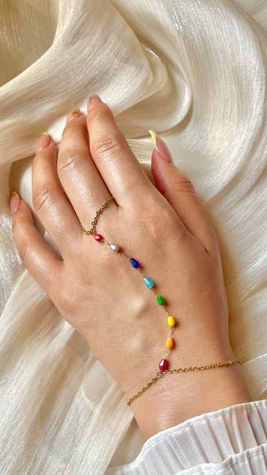 Arwa Hand Chain - Stainless Steel
