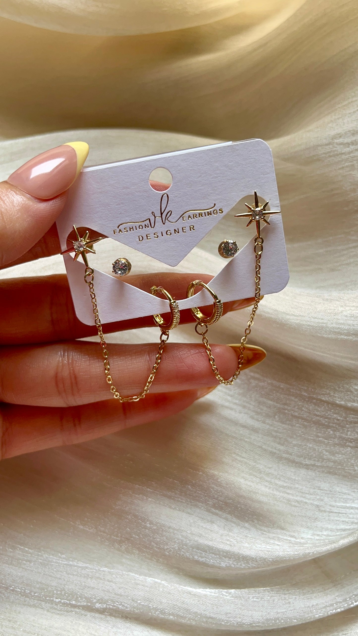 Zina Earrings - Stainless Steel