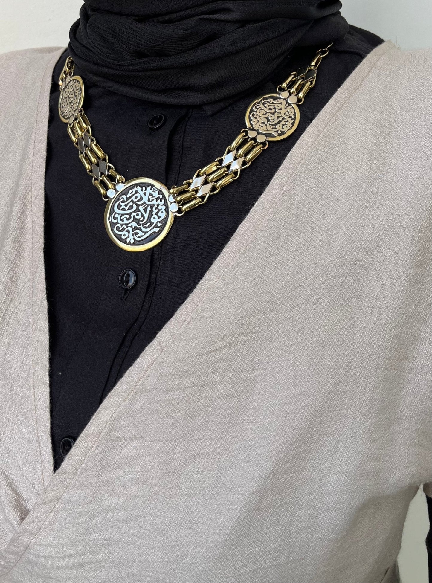 "سلام قولا من رب رحيم " Necklace – Pure Copper