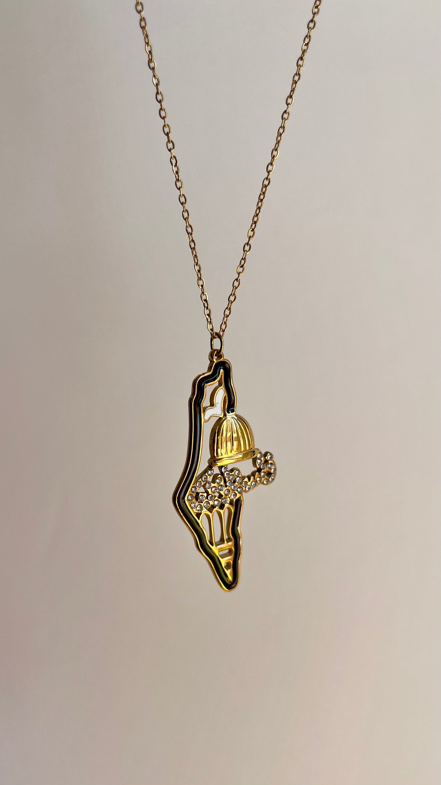 Palestine Heritag Necklace - Stainless Steel