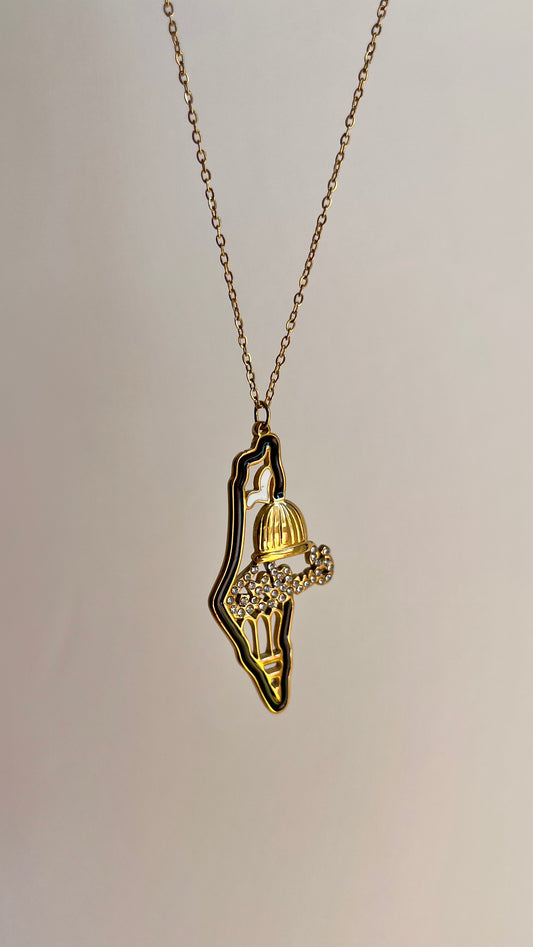 Palestine Heritag Necklace - Stainless Steel