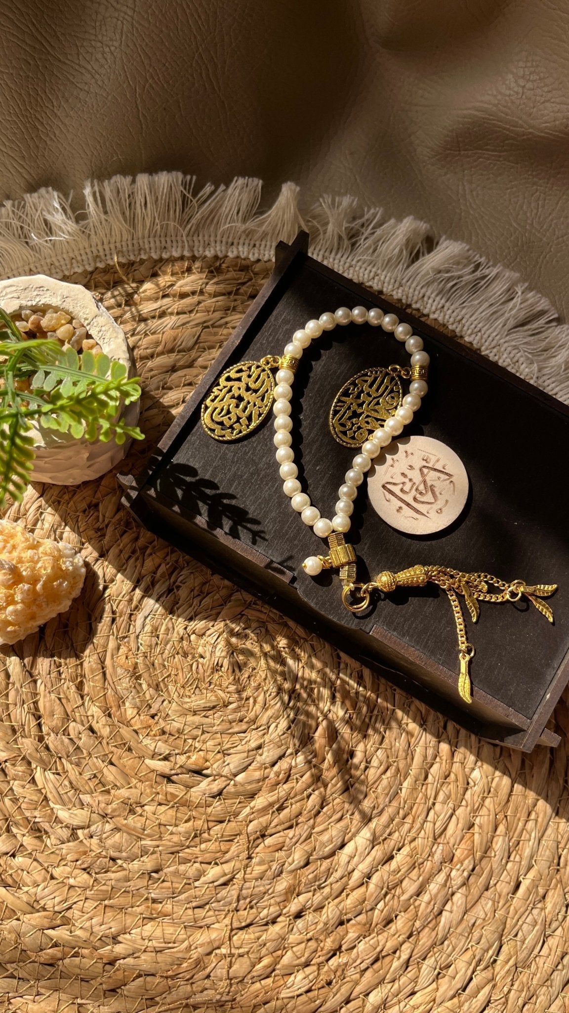 Pearl Bracelet and Rosary - Pure Copper