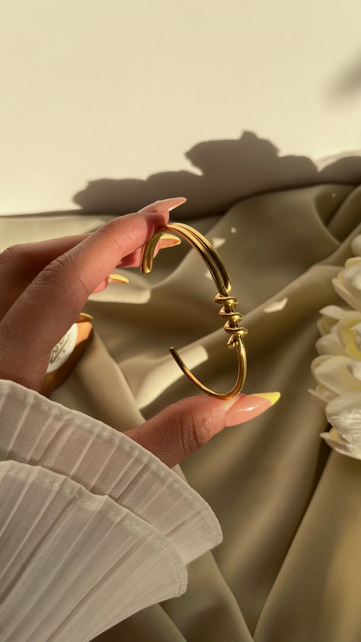 Alina Bangle - Stainless Steel