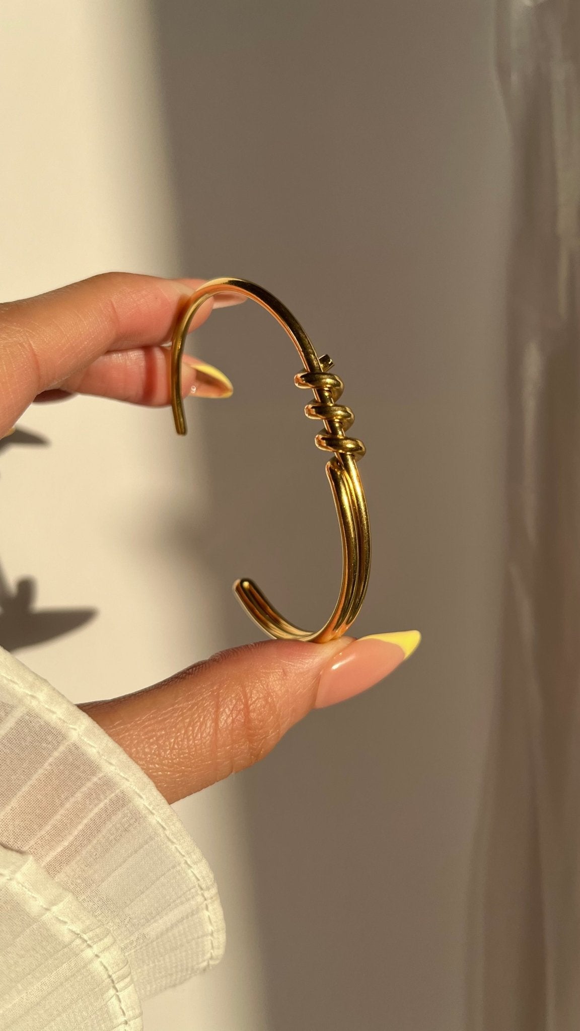 Alina Bangle - Stainless Steel