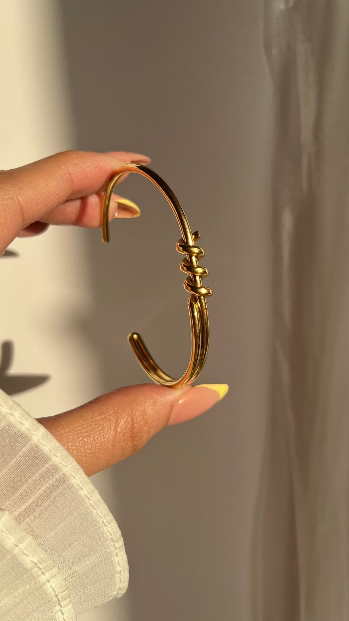 Alina Bangle - Stainless Steel