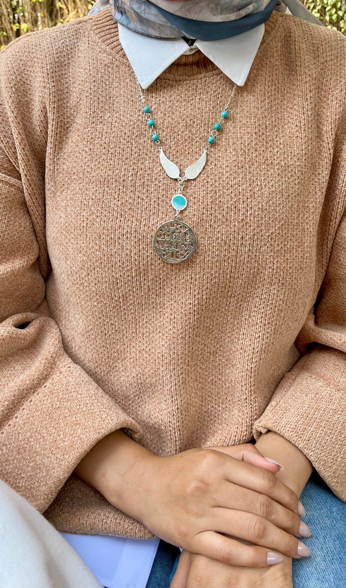 Najla Necklace - Silver Plated