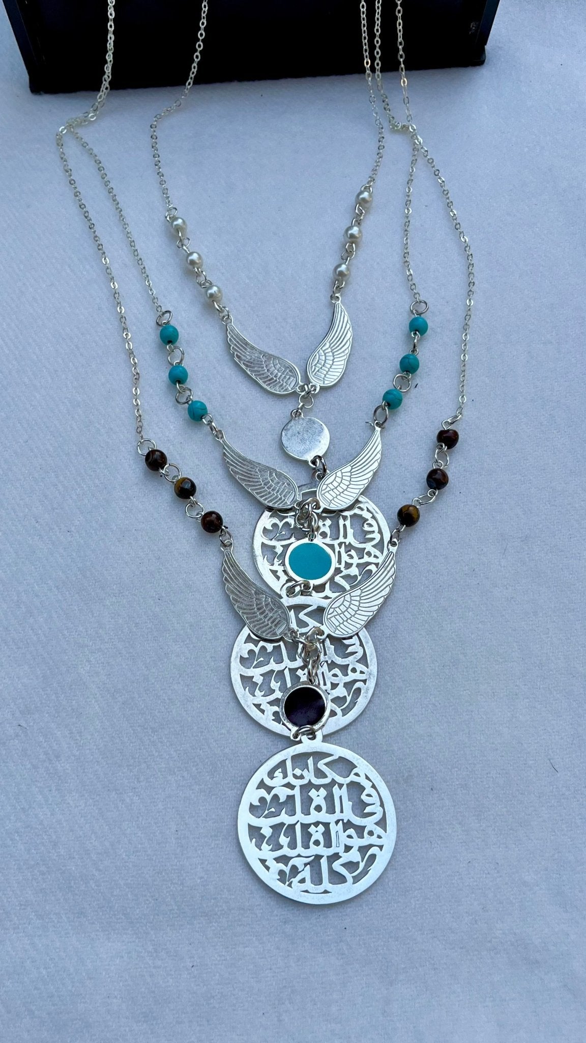 Najla Necklace - Silver Plated
