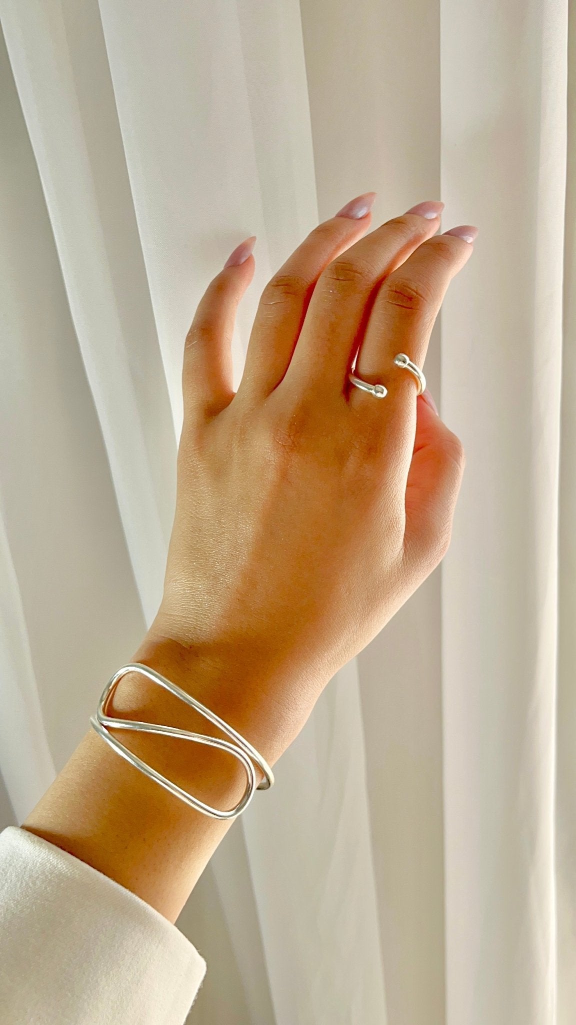 Dania Set - Copper And Silver plated