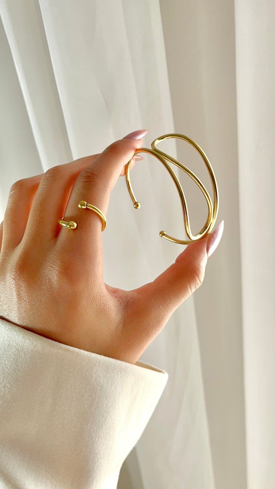 Dania Set - Copper And Silver plated