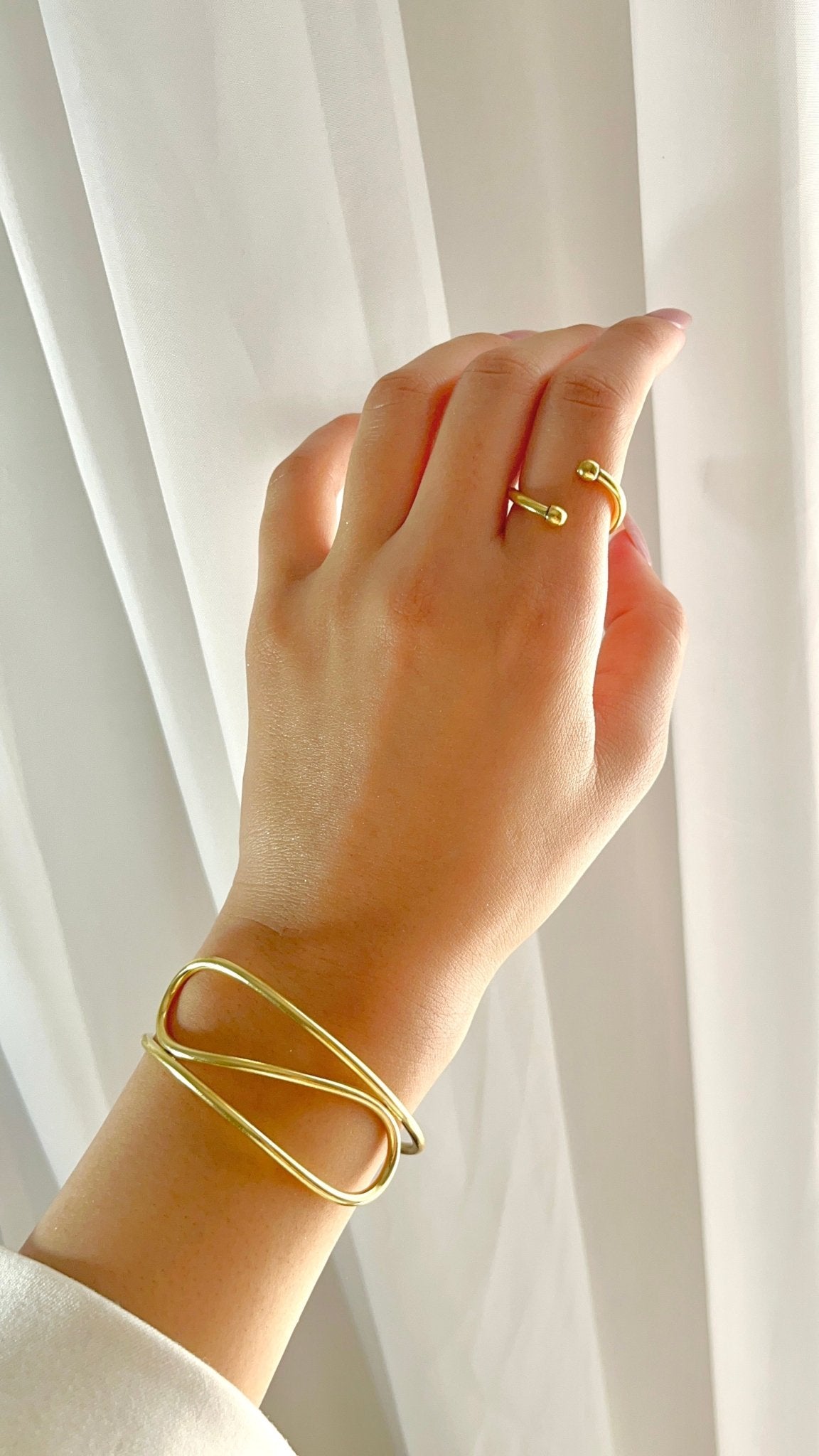 Dania Set - Copper And Silver plated