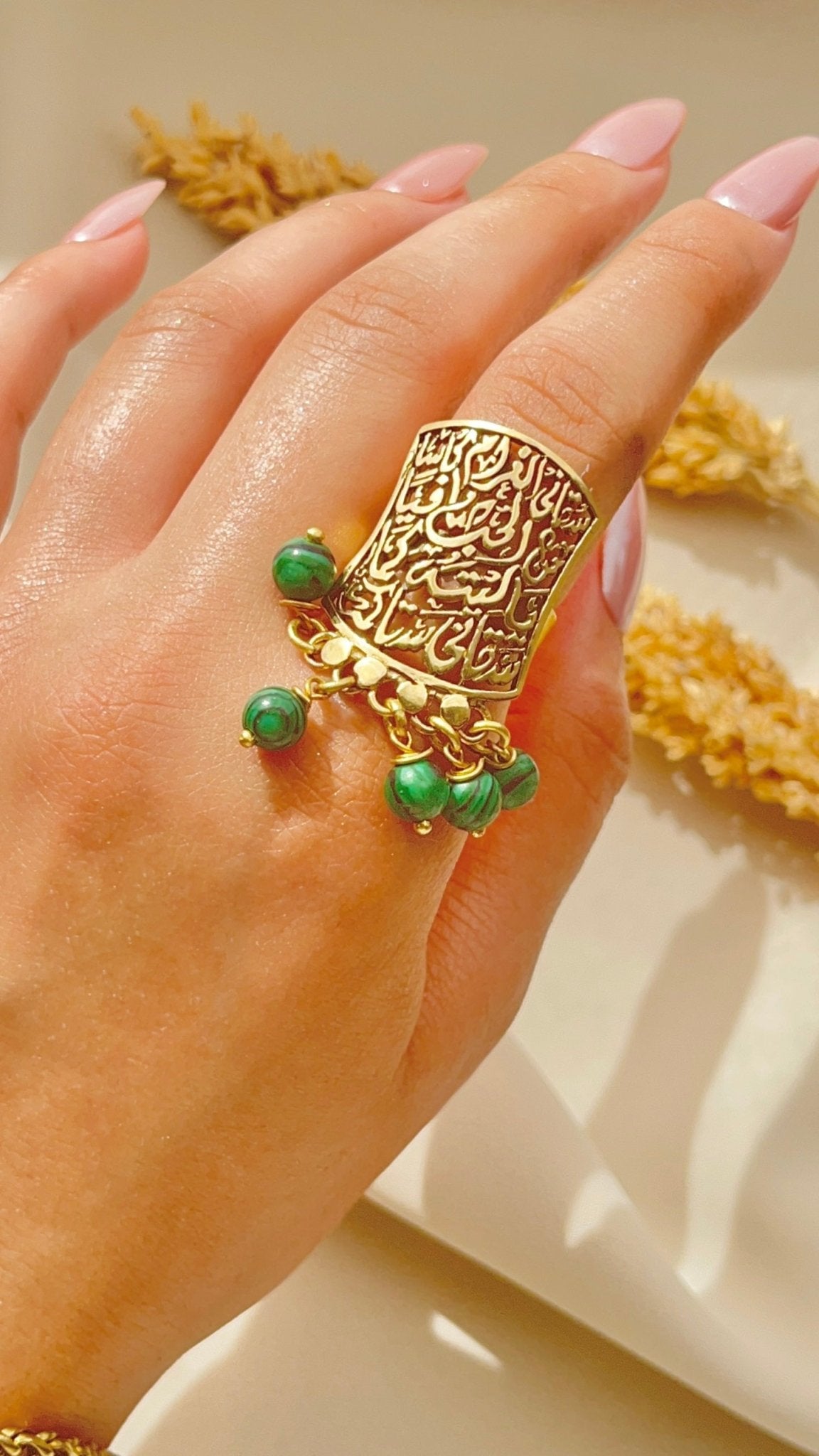 Magda Agate Set  - Copper