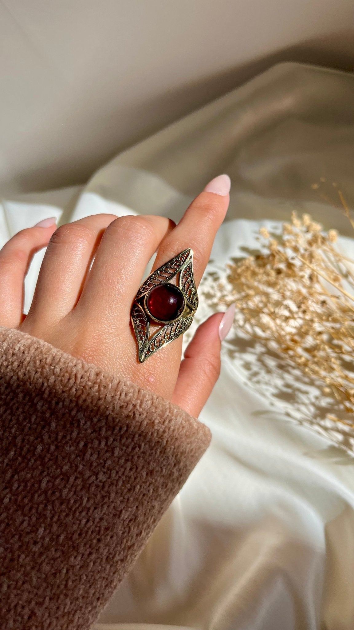 Khadija Ring - Pure Copper