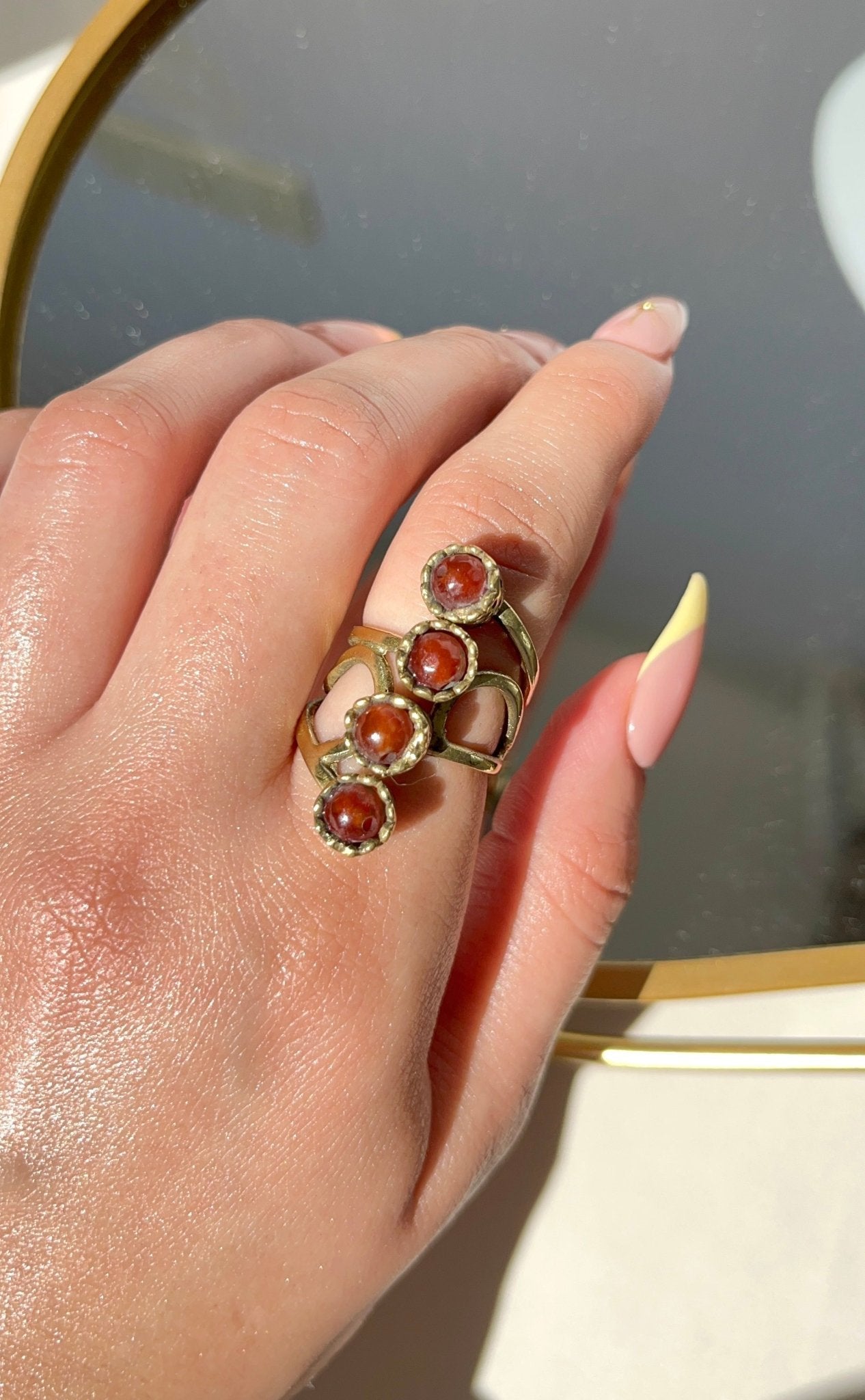 Razan Vintage Ring - Pure Copper