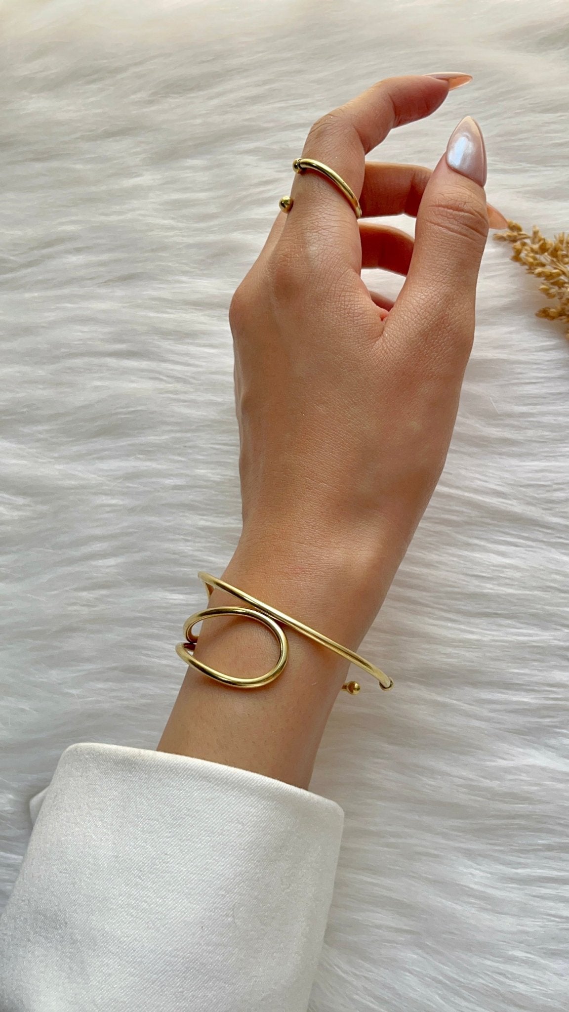 Dania Set - Copper And Silver plated