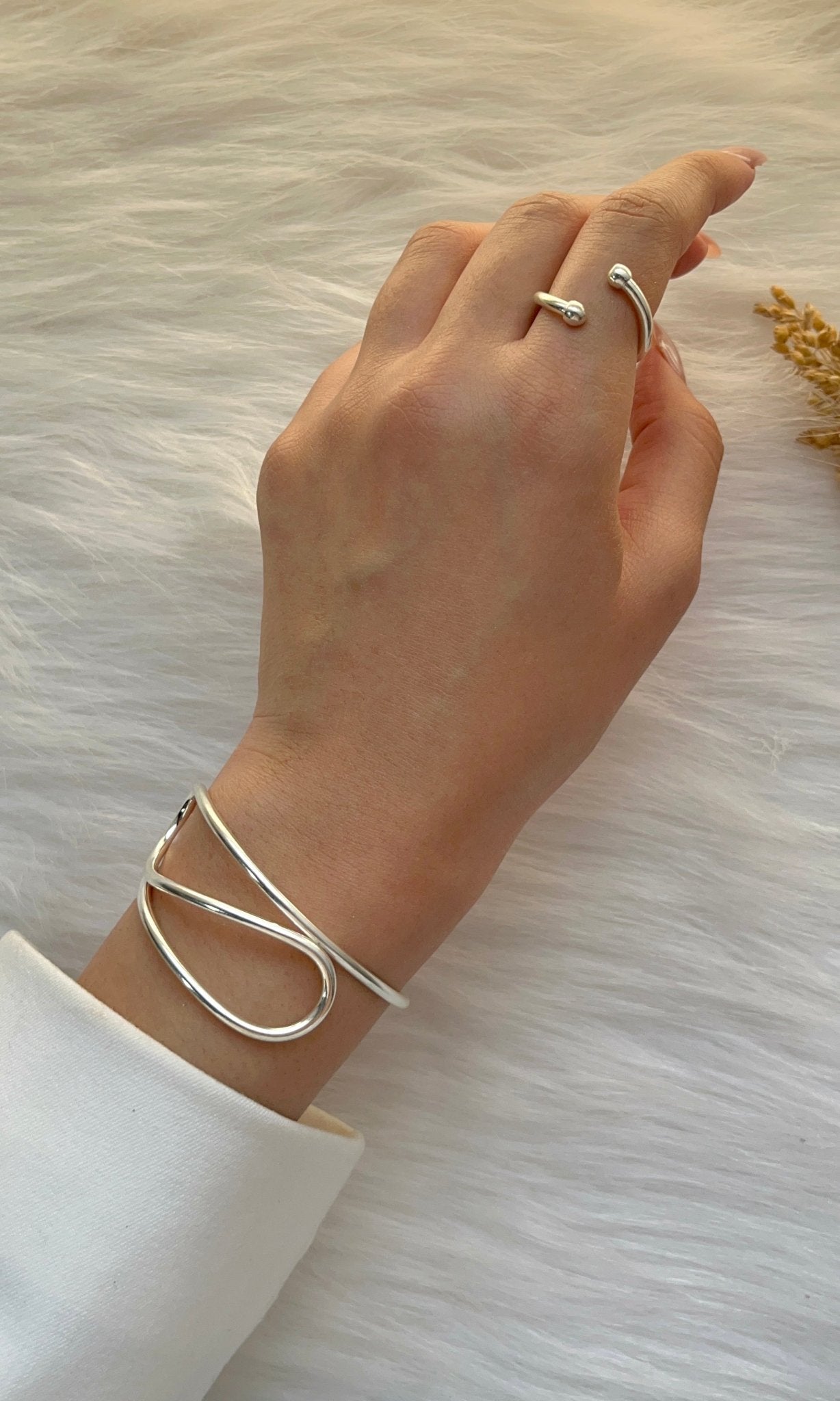 Dania Set - Copper And Silver plated