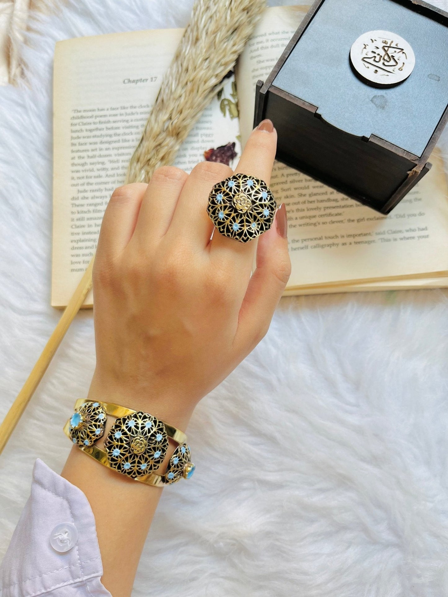 Renad Flower Set - Pure Copper