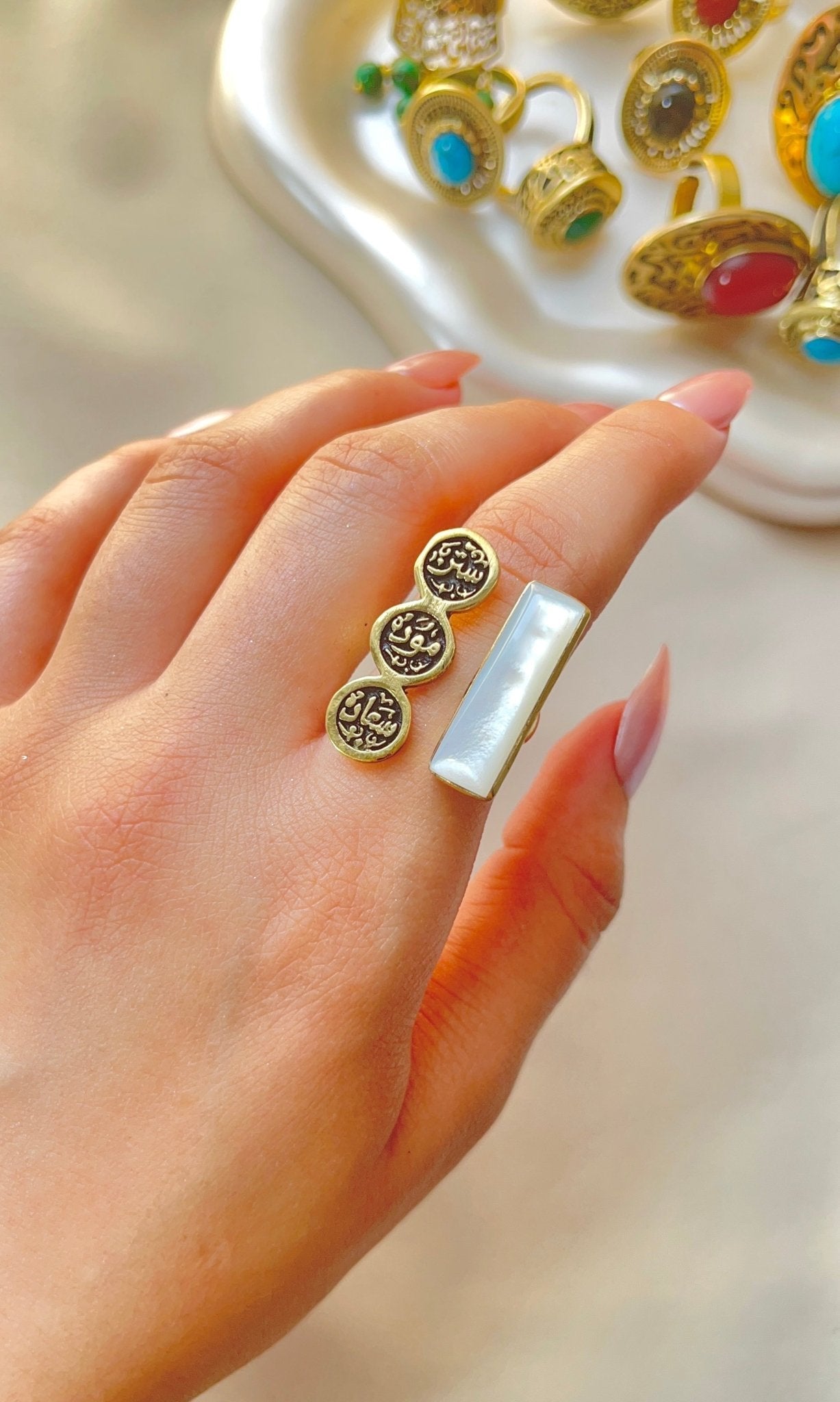 Amna Ring - Pure Copper