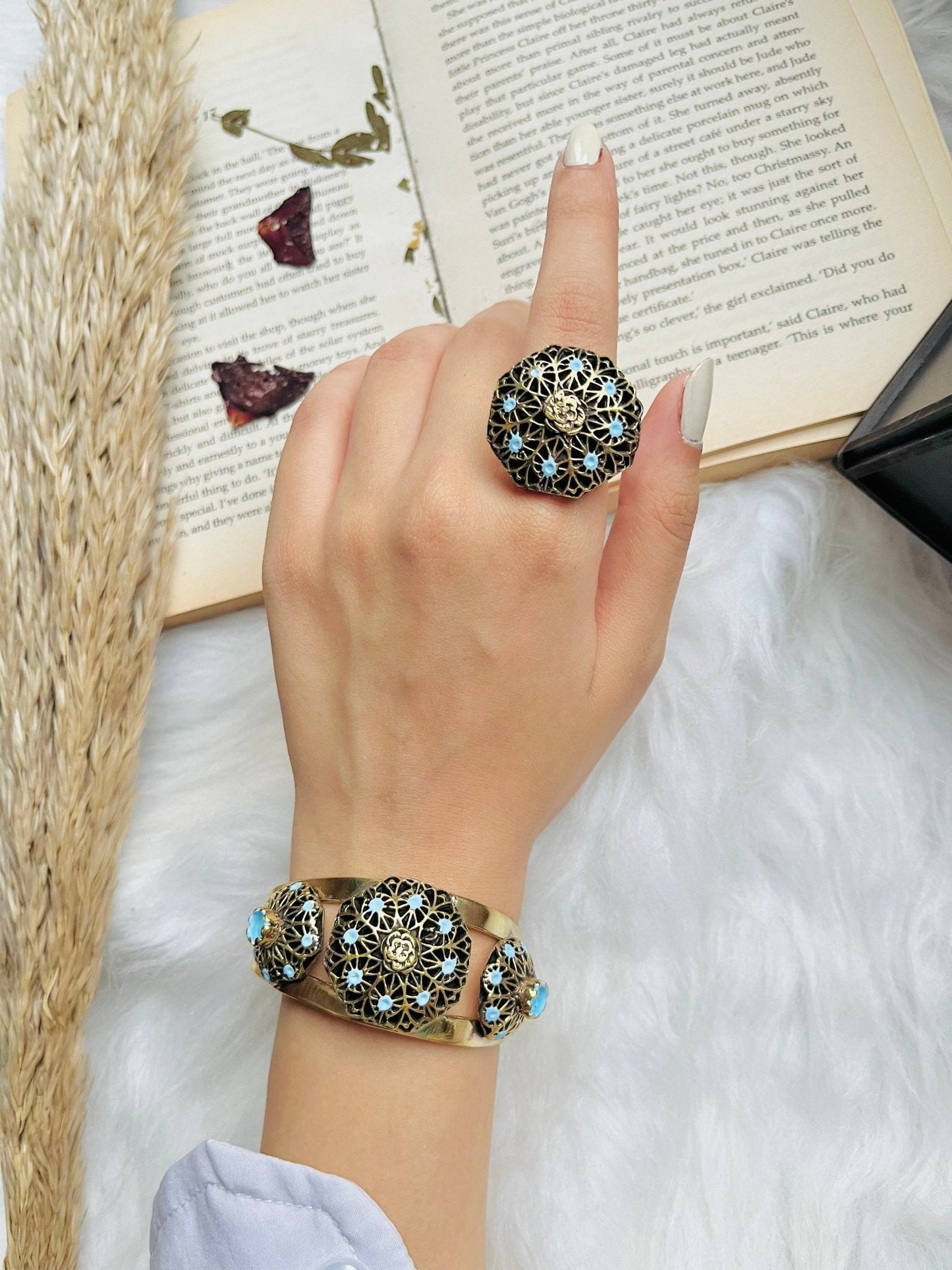 Renad Flower Set - Pure Copper