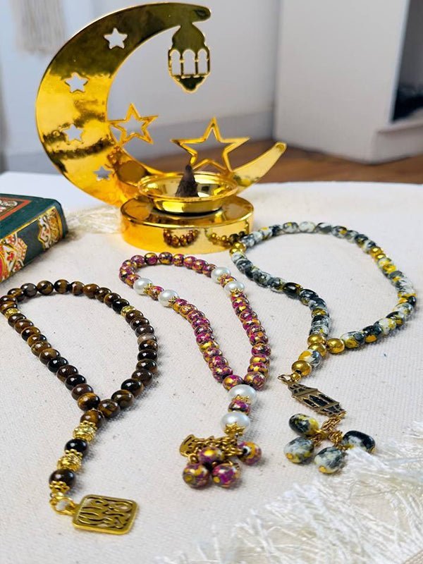 Ema Rosary - Alabaster Stones