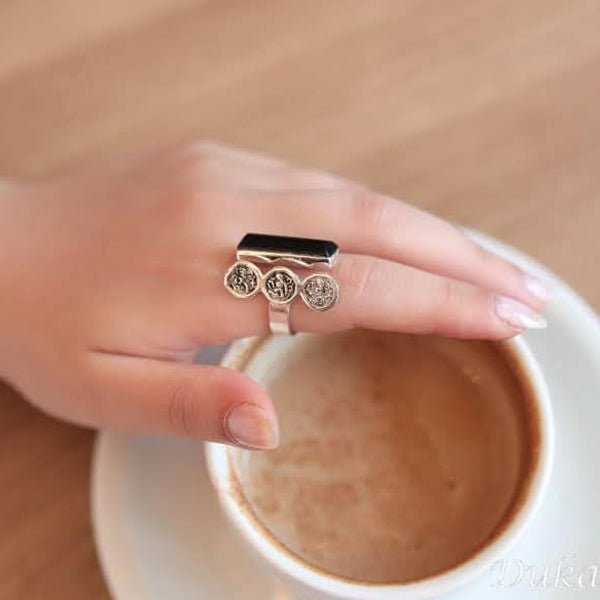 Amna Ring - Silver Plated