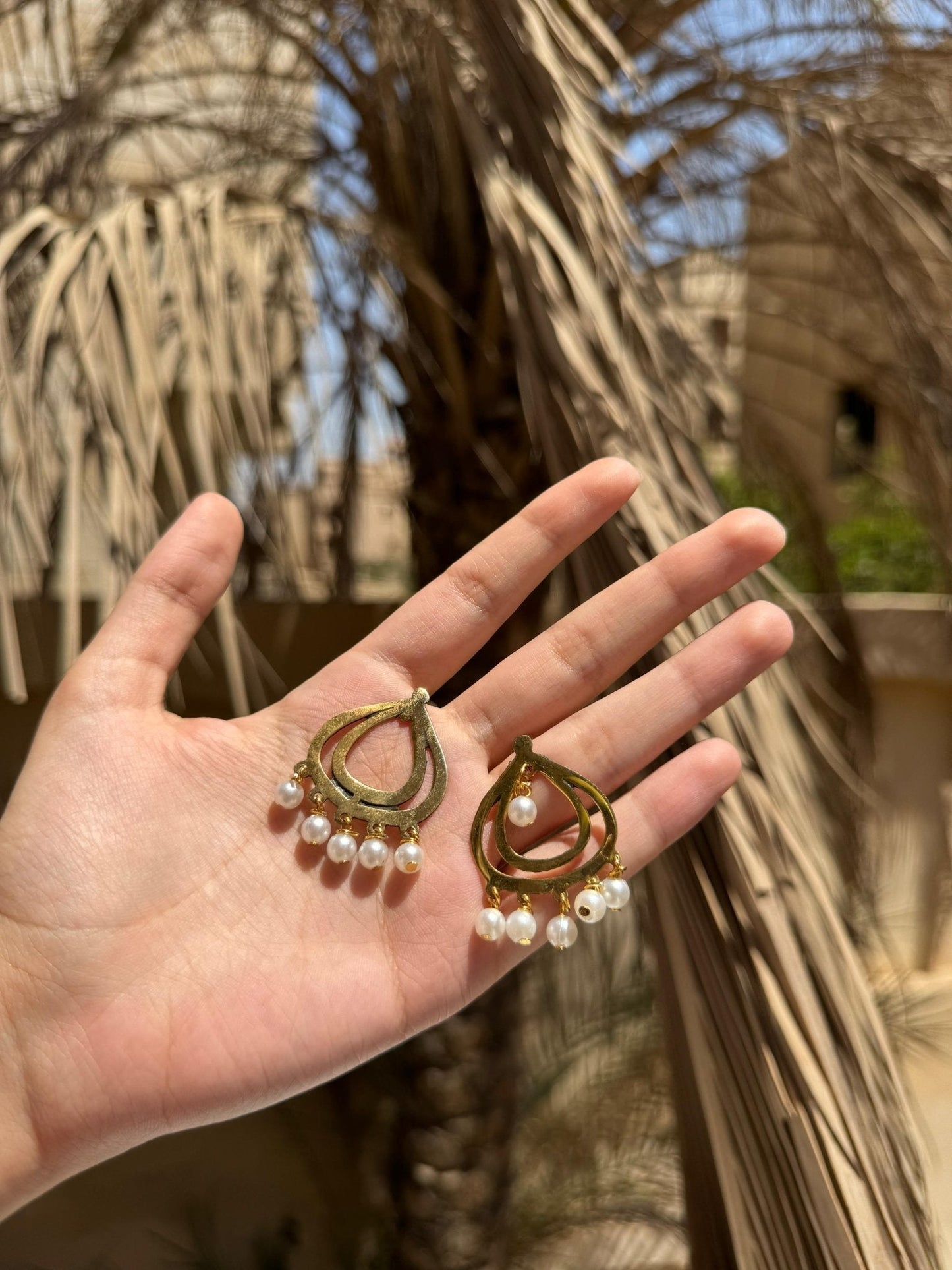 Maya Earings - Copper