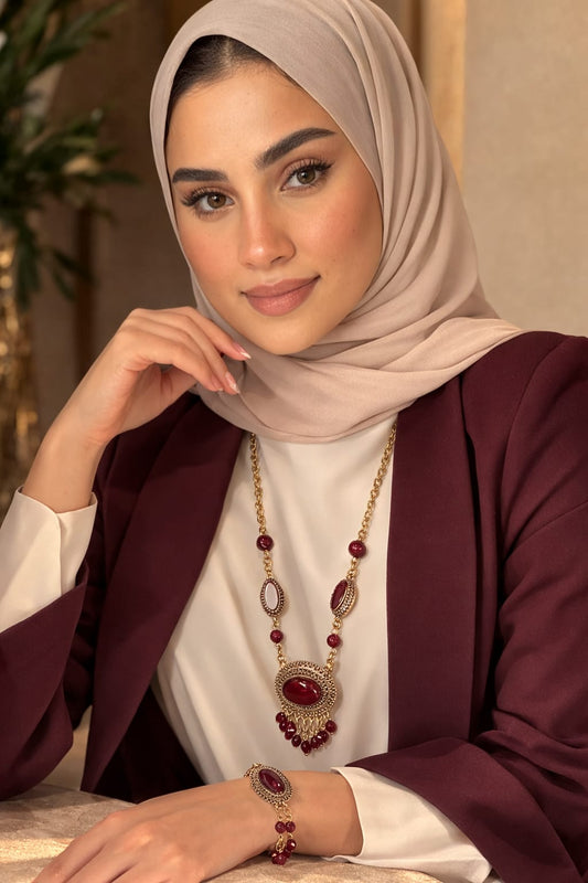 Fahria Necklace - Copper