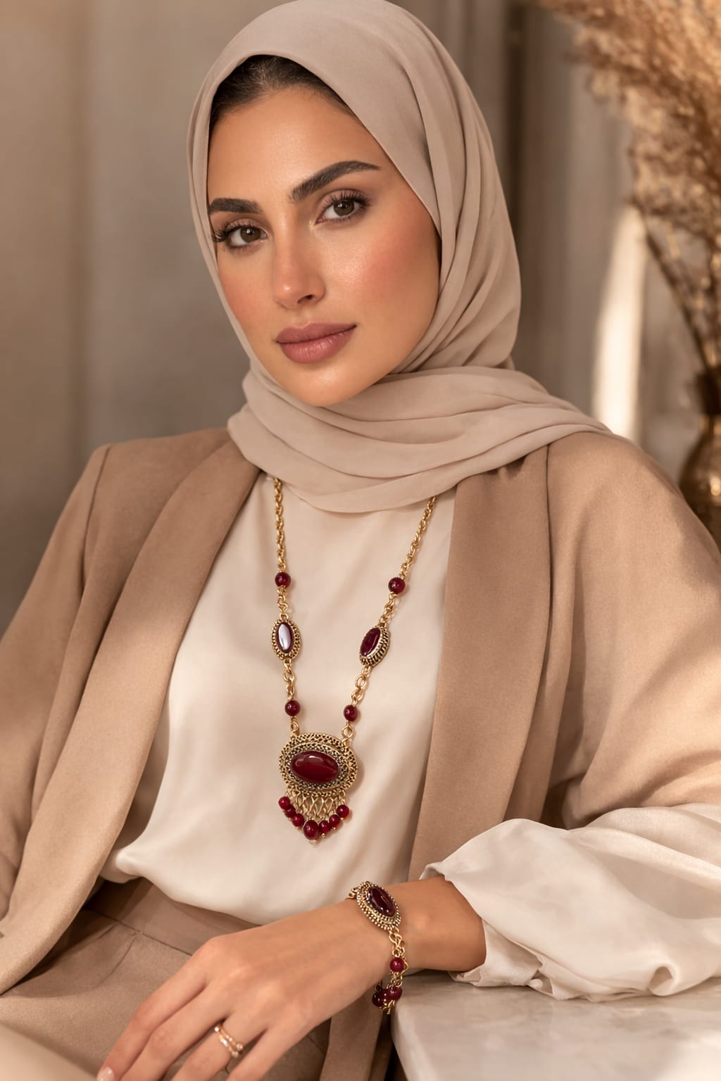Fahria Necklace - Copper