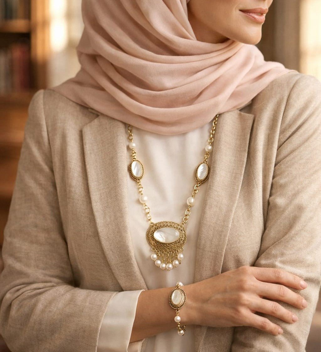 Fahria Necklace - Copper