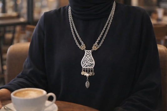 Aida Necklace - Silver Plated