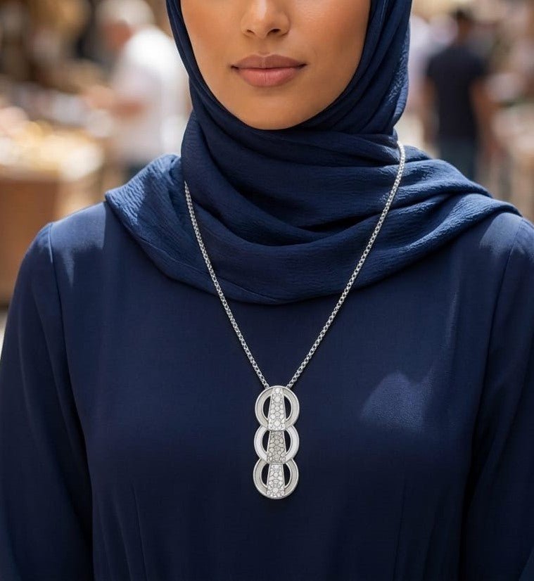 Classic Elegance Necklace - Silver & Gold Plated