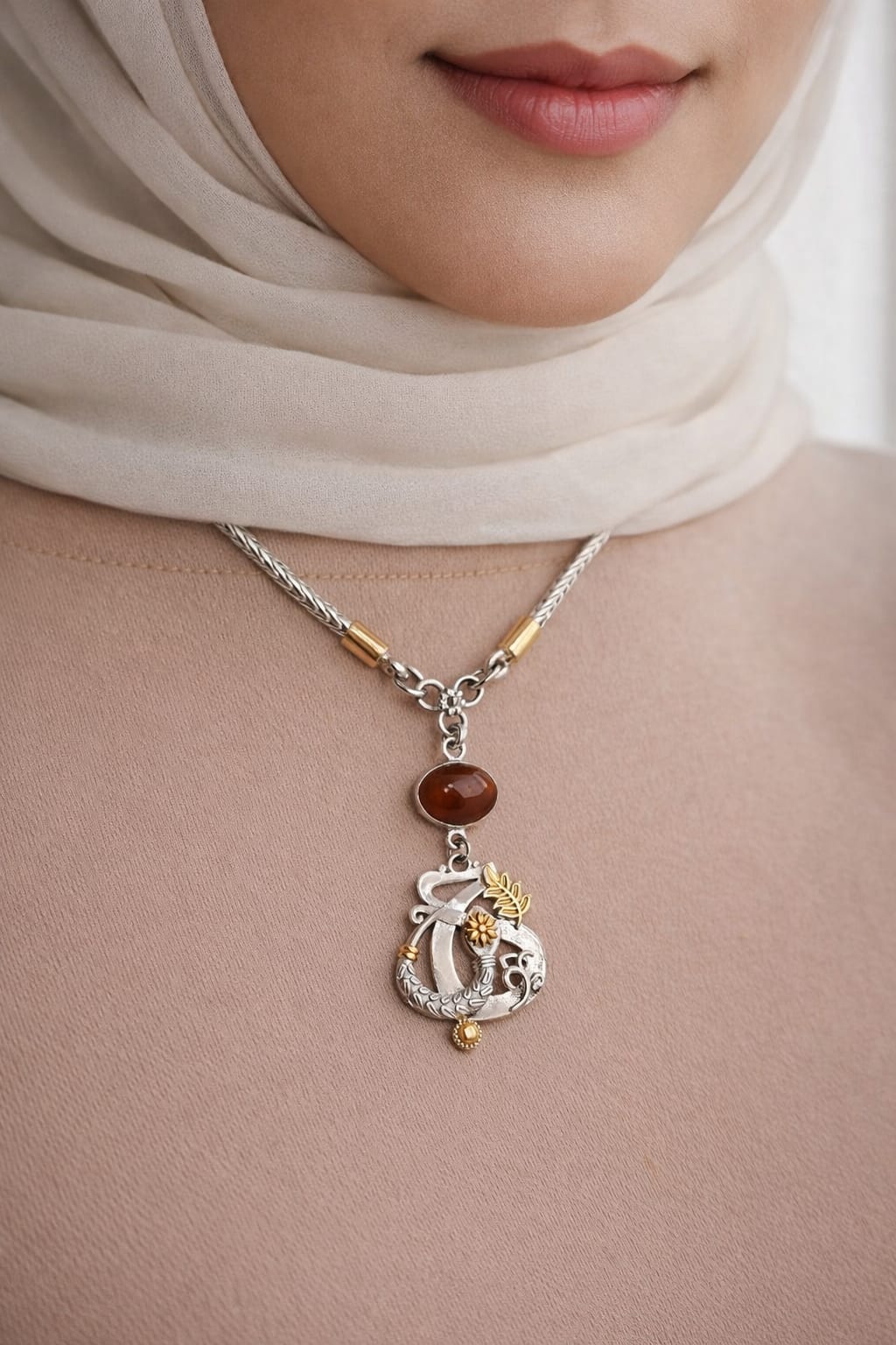 Isabella Necklace - Silver & Gold Plated