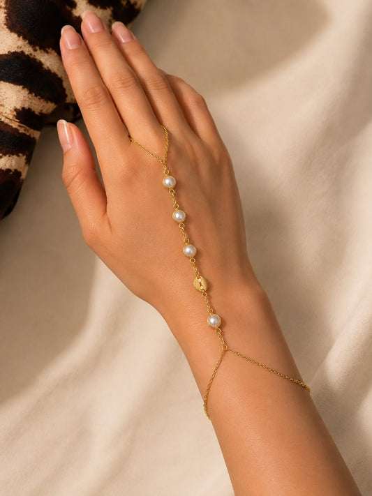 Tamara Hand Chain - Stainless Steel